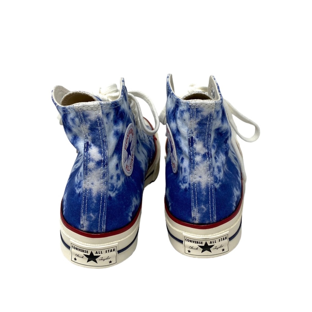 Converse Chuck Taylor High Canvas Blue Women Sneakers Custom 165814C-BLUE/WHITE - Picture 4 of 10